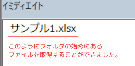 使用例1の結果です。