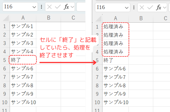 使用例3の結果