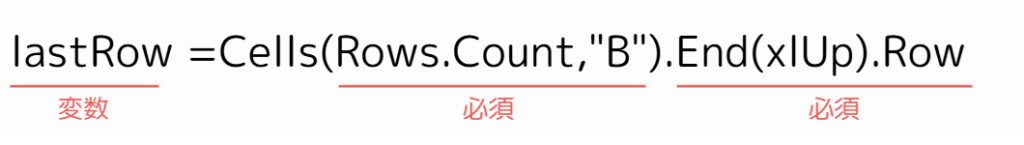 lastRow = ws.Cells(ws.Rows.Count,"B").End(xlUp).Row