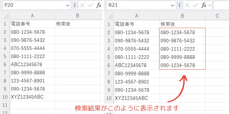 使用例2の結果